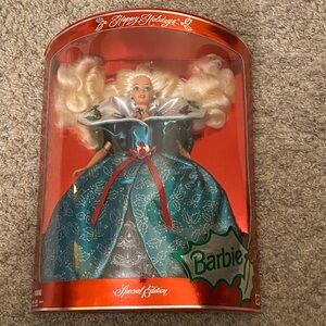 1995 Happy Holidays Special Edition Barbie.  Mattel #_14123
Sealed